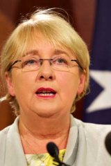 Disappeared ... Families MinisterJenny Macklin's comment that she could live on the dole has been omitted from the transcript of her press conference.