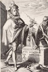 Jan Saendredam: Death surprising a young man (1592)