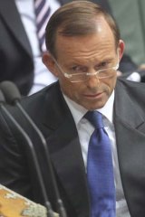 Now concedes the carbon tax is "certainly not the only thing" pushing up prices ... Opposition Leader Tony Abbott.