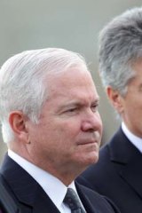Robert Gates (left) and Stephen Smith signed the document in 2010.