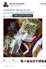 Bags of marijuana.