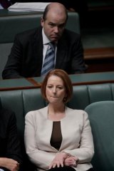 Julia Gillard and her chief-of-staff Ben Hubbard