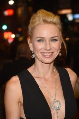 First lady: Naomi Watts at the <i>St Vincent</i> premier at the Toronto International Film Festival in September.