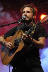 John Butler performs at Federation Square.