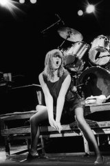 Having a ball: Chrissy Amphlett developed an honest, challenging and sexy persona for the Divinyls.