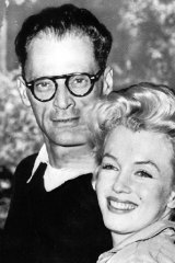 Marilyn Monroe and third husband playwright Arthur Miller on the day of their wedding: June 29, 1956.