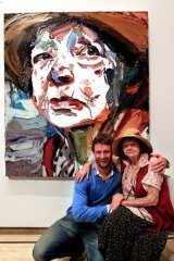 2011 Archibald Prize winner Ben Quilty has loaned his winning portrait of Margaret Olley to the Art Gallery of NSW.