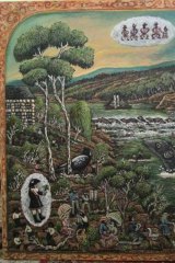 Sharon West, <i>The Heidelberg School Picnic at Dights Falls</i>, 2017. 
 Courtesy of the artist.