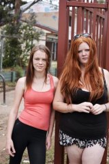 Troubled teen Bailee and single mum Erin from Struggle Street.