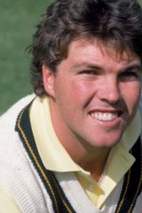 Greg Ritchie during his playing days on the 1985 Ashes tour.