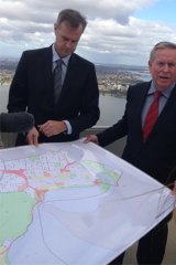 Colin Barnett first announced the plans from the rooftop of Perth's Central Park office tower on Sunday.