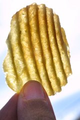 Lupin chips had 200 per cent more protein and 400 per cent more dietary fibre than regular chips.
