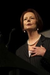 "I want to make sure that as we're giving families extra support that they don't see the cash gobbled up in increased childcare fees" ... Julia Gillard.