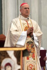 The Vatican's Secretary of State, Cardinal Tarcisio Bertone.