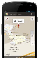 Google's indoor map of Melbourne Airport.