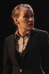 ''It is Shakespeare and I am just Kate Mulvany from Geraldton'' ... Kate Mulvany onstage as Cassius.