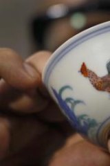 The Meiyintang "Chicken Cup" from the Chinese Ming Dynasty (1368-1644), which sold for $39 million.