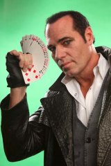 Drawcard ... magician Brett Daniels.