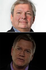 Piers Akerman, top, and Andrew Bolt, were among the guests.