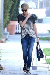 charlize theron casual style