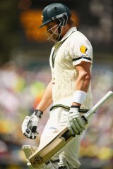 Half way there: Shane Watson's 51 may have been a valuable contribution but the former opener knows it is centuries that matter.