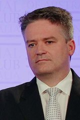"Our view is, anyone who can work, should work": Finance Minister Mathias Cormann.
