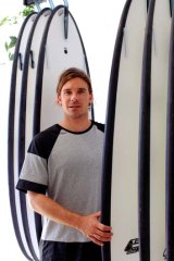 Best-seller: Surfboard builder and designer Hayden Cox has moved into the big time.