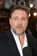 Fiery character ... Russell Crowe isn't afraid of facing the heat.