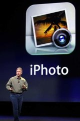 Apple's senior vice president of Worldwide Marketing Phil Schiller talks about the new iPad during an event in San Francisco.