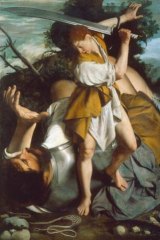 David and Goliath by Orazio Gentileschi.