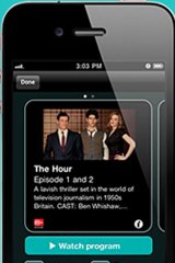 A screenshot of iView on the iPhone.
