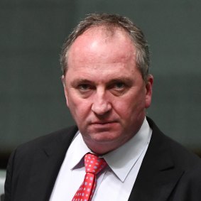 Change of tune: Barnaby Joyce says the big banks have taken the government's support for granted.