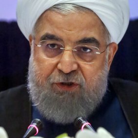 "America is making a mistake if it leaves the nuclear accord," Iran's President Hassan Rouhani said.