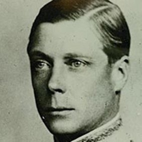 A portrait of King Edward VIII