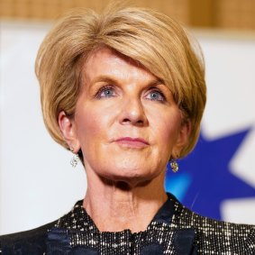 Foreign Minister Julie Bishop.