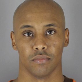 Former Minneapolis policeman Mohamed Noor, after he turned himself in to the Hennepin County Jail. 