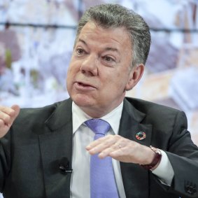 Juan Manuel Santos, president of Colombia.