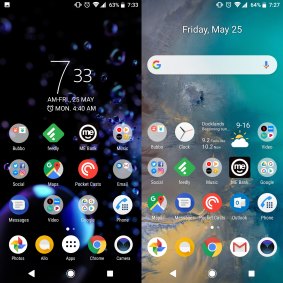 You can get a familiar home screen regardless of whether you're coming from a Sony phone or other Android.