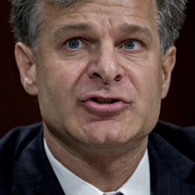Christopher Wray, director of the Federal Bureau of Investigation .