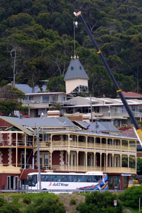 The Hells Angels and their families will stay at The Grand Pacific Hotel in Lorne. 
