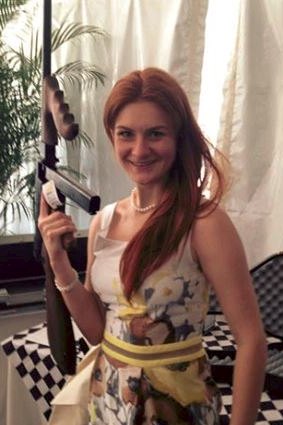 Maria Butina in an image from her Facebook page.