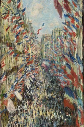 Monet's The rue Montorgueil, Paris (1878).