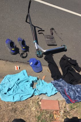Police have released photos of a scooter and clothing belonging to a boy critically injured riding a scooter in Ipswich