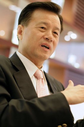 Billionaire Hui Wing Mau keeps a low profile.