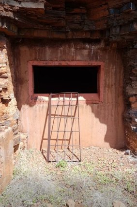 An old shaft in Wittenoom. 