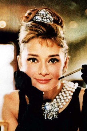 Audrey Hepburn in the 1961 film, <I>Breakfast at Tiffany's</I>.
