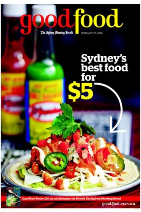 Cover of the Herald’s Good Food, Tuesday.