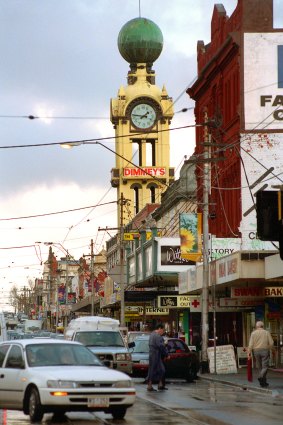 Swan Street in the early 2000s.