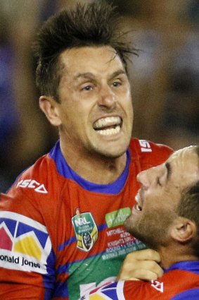 Impact player: Mitchell Pearce has been instrumental in the Knights' success thus far in 2018.