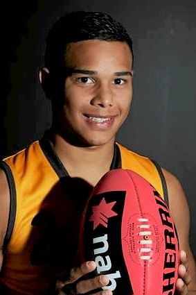 Dayle Garlett ... overlooked by Essendon in the 2013 AFL Pre-Season Draft.